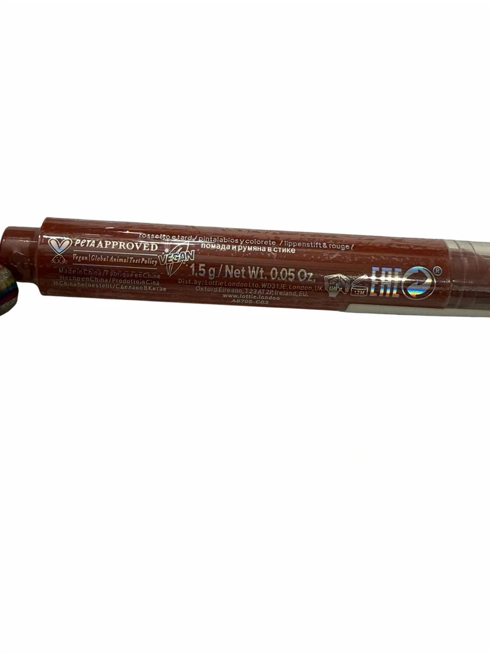 Lottie London Cheeky Kiss in JUST MY TYPE Multi-tasking Lip‎ & Cheek Color NEW